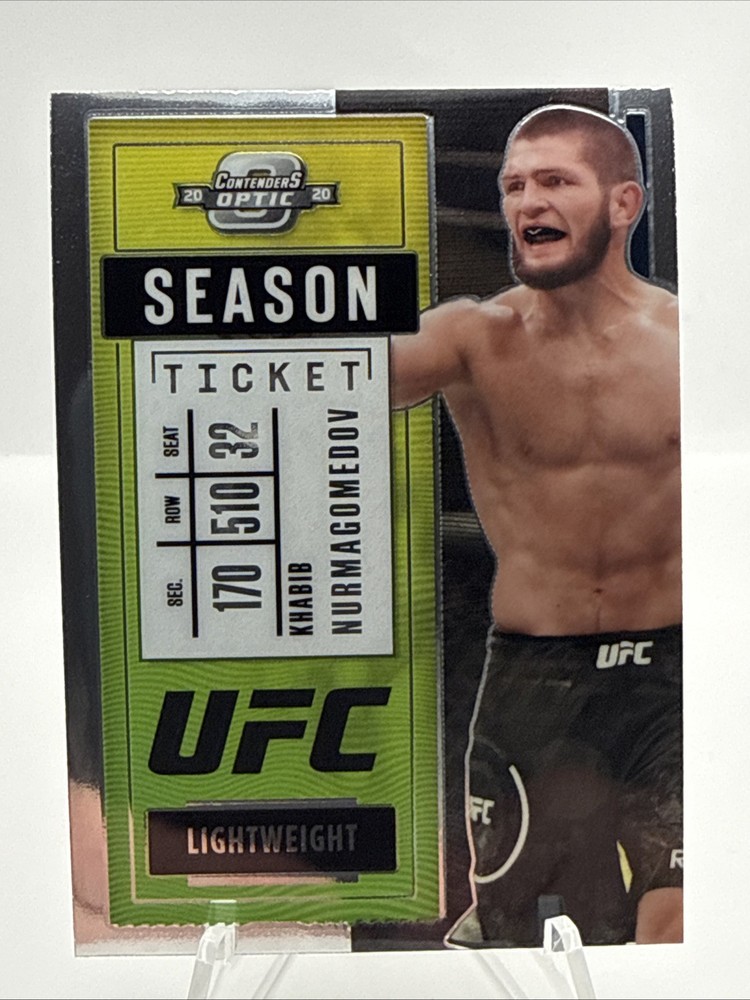 2021 Panini Chronicles UFC - Contenders Optic Season Ticket Khabib Nurmagomedov