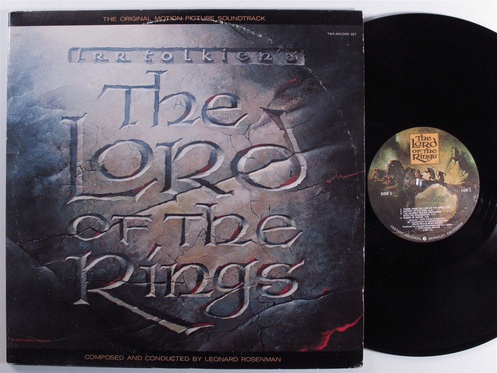 LORD OF THE RINGS OST Leonard Rosenman FANTASY 2XLP VG++/VG+ gatefold d