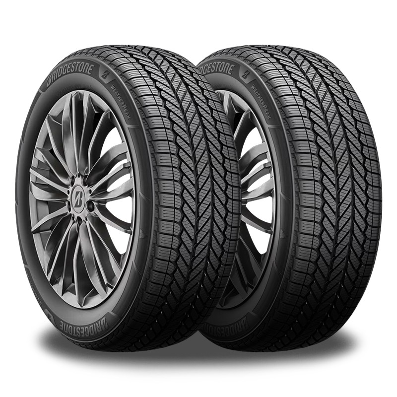 2 Bridgestone WeatherPeak 235/65R18 106H All Season 3PMSF Rated 70K Mi Warranty