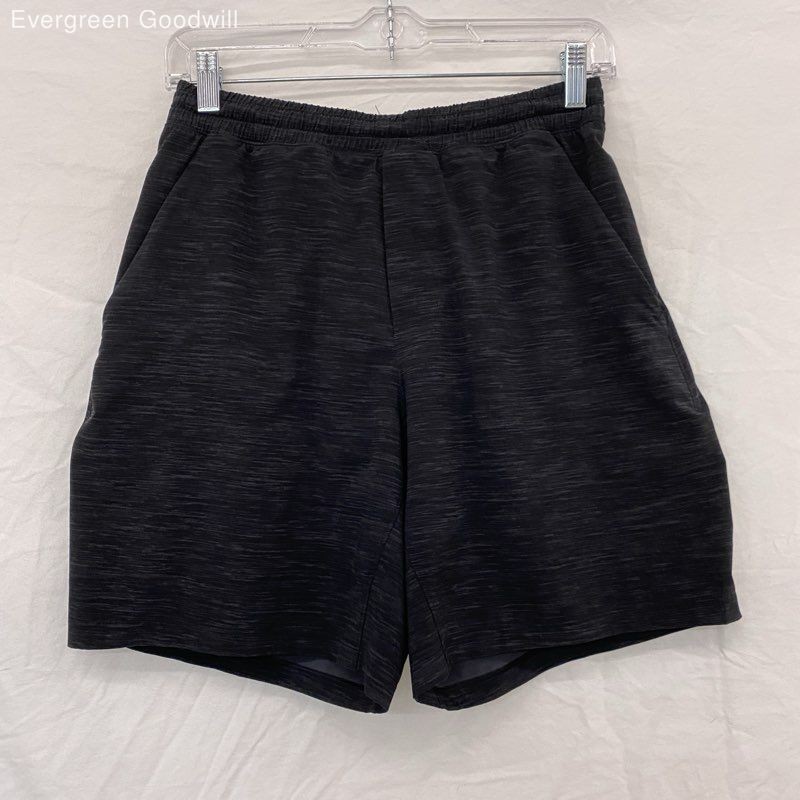 Lululemon Women's Black Elastic Waist Pockets Athletic Shorts Size Small