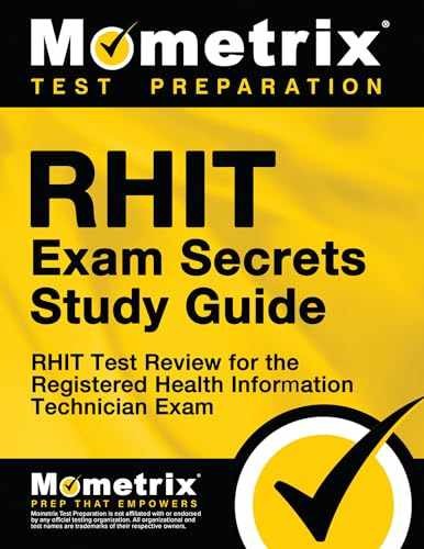 RHIT Exam Secrets Study Guide: - Paperback, by RHIT Exam Secrets - Acceptable