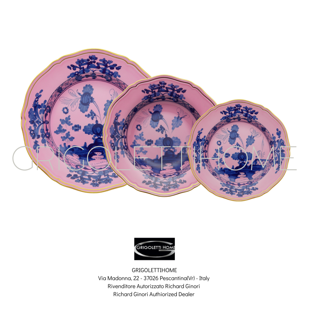Richard Ginori Oriente Italiano Azalea - Plates 36 Pieces 12 People - Retailer