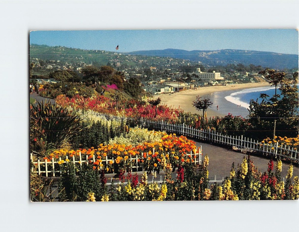Postcard Heisler Park Overlooking the Bay Laguna Beach California USA
