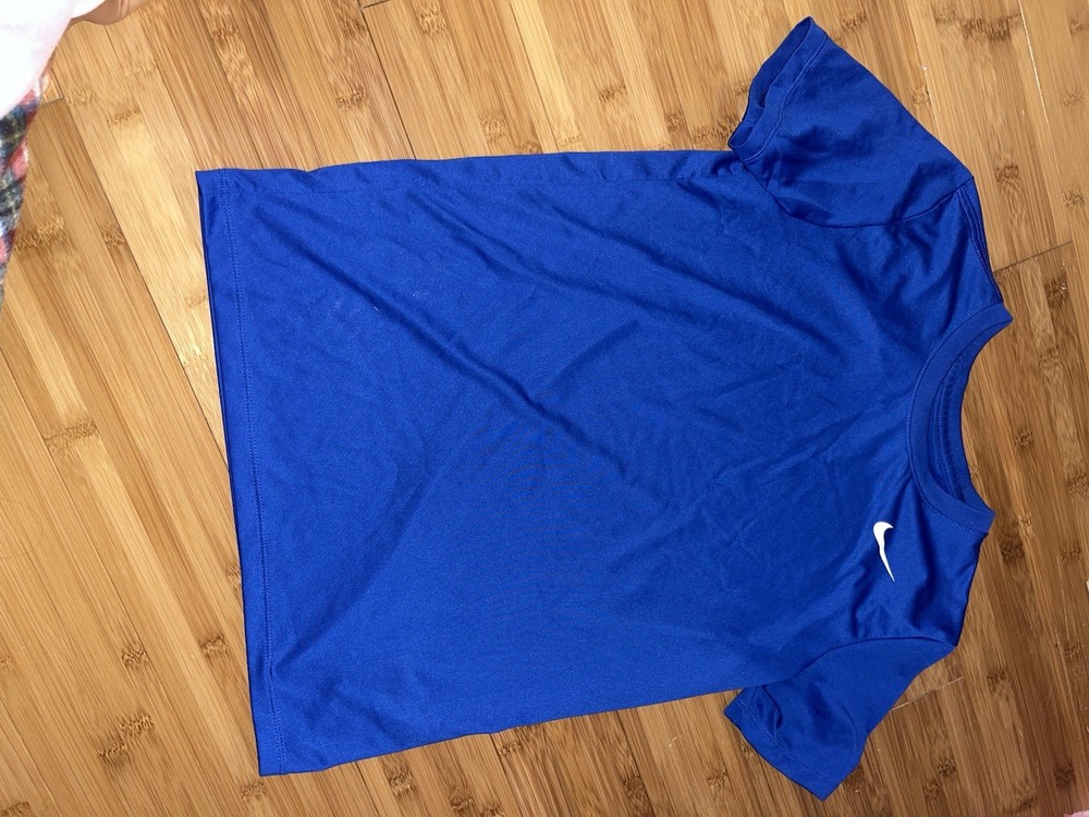 Nike Dri-Fit Shirt Women’s XS Royal Blue Short Sleeve Athletic Running Top