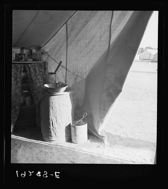 Photo:Calipatria California 1939 FSA Migratory Workers Tent Camp Emergency