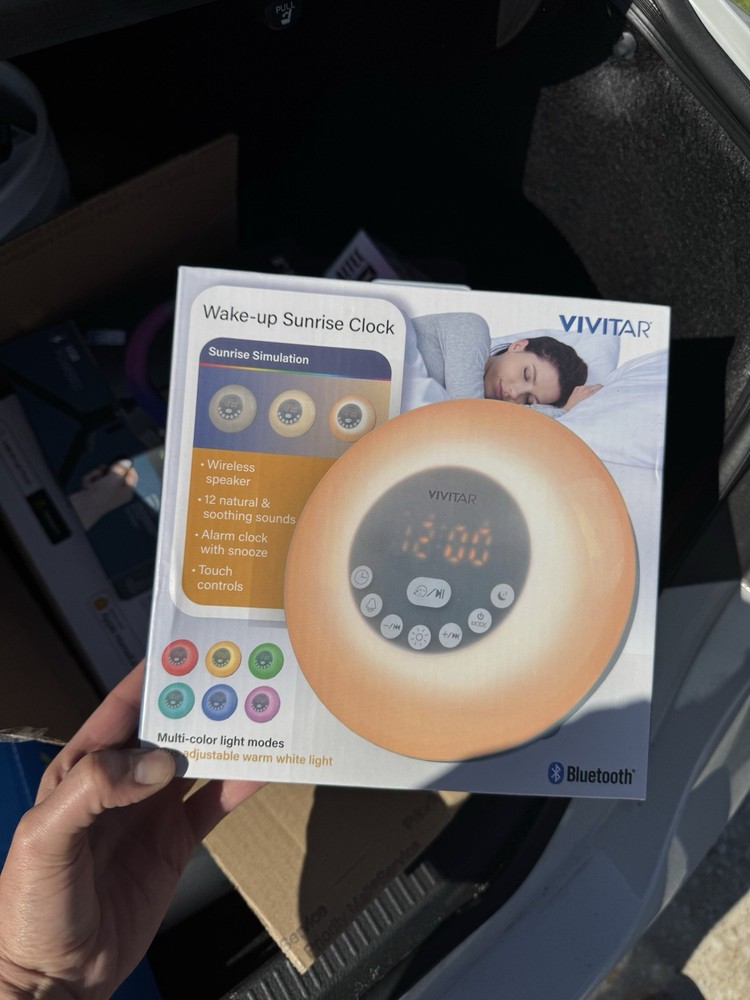 Vivitar Sunrise Alarm Clock with Wake-Up Light