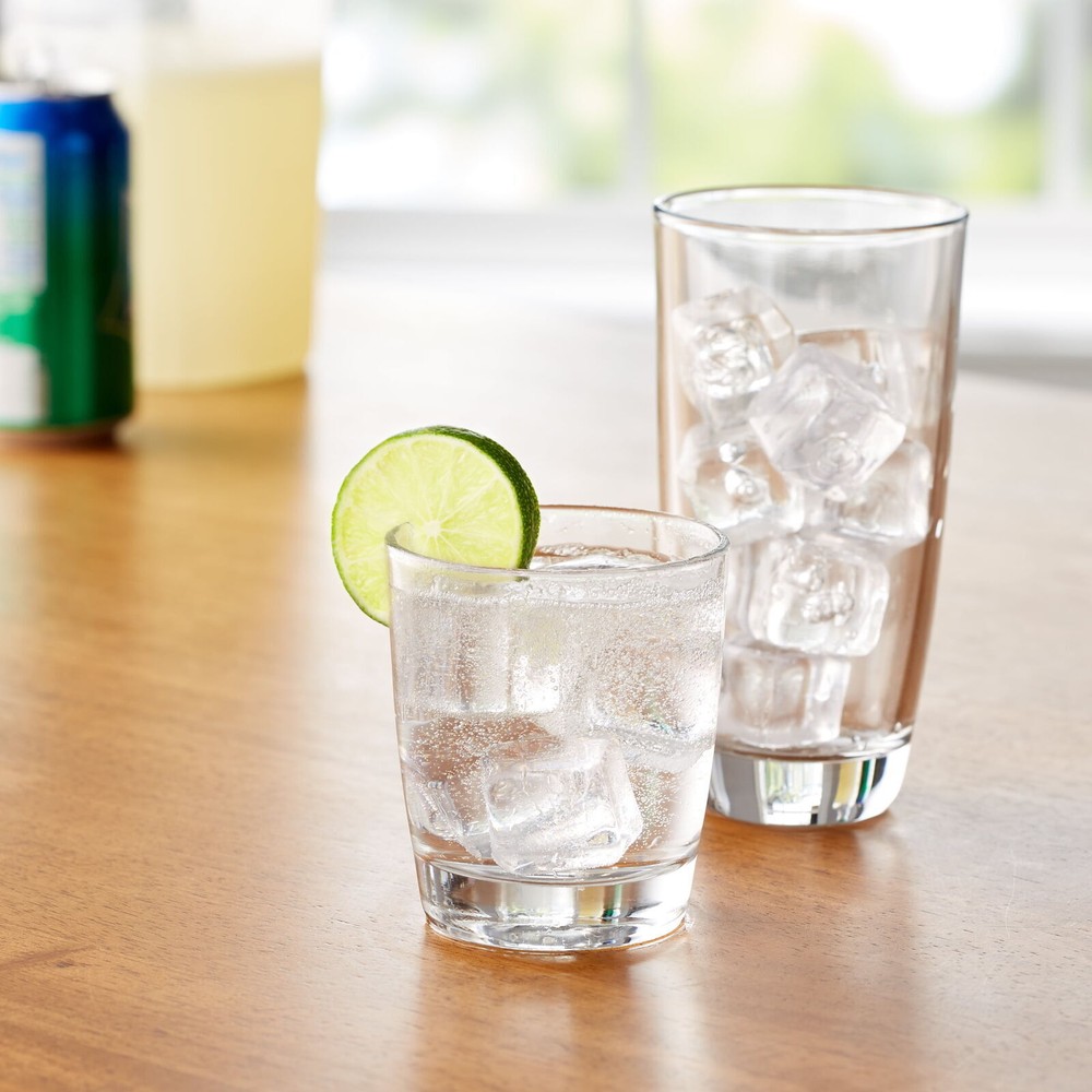 16-Piece Dishwasher-Safe Glass Set for Cocktails & Coolers