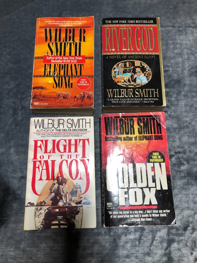 Lot of 8 Paperbacks by Wilber Smith