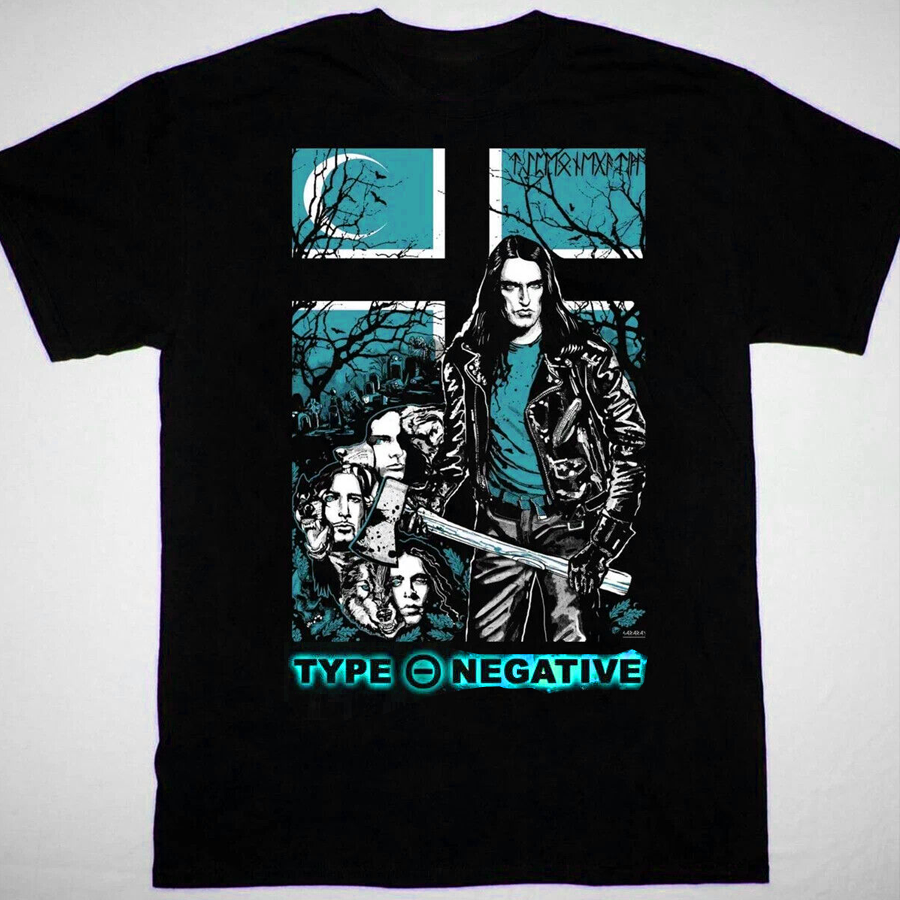 Type O Negative Unisex Black Band T-Shirt Sizes S-5XL