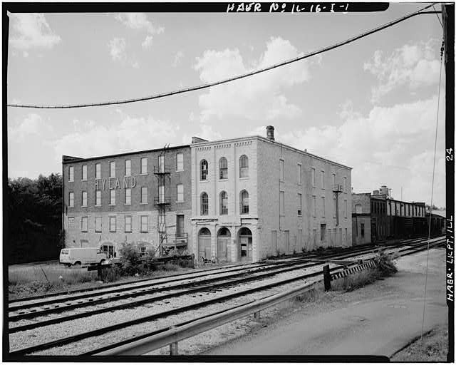Lockport Historic District,Hyland Building,Lockport,Will County,Illinois,IL,1