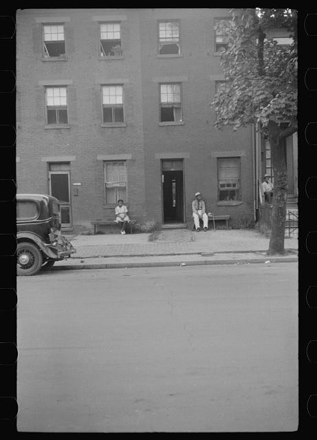 Washington DC 1941 Alley Dwelling Home Gutted Building Negroes Street Scene