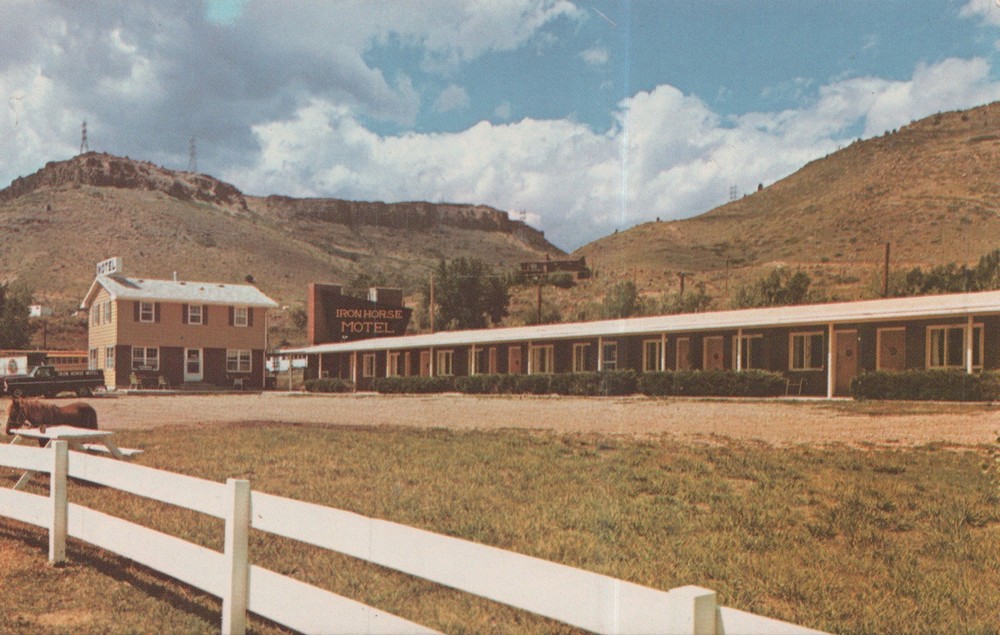 Iron Horse Motel, Golden, Colorado Vintage 1960’s Postcard