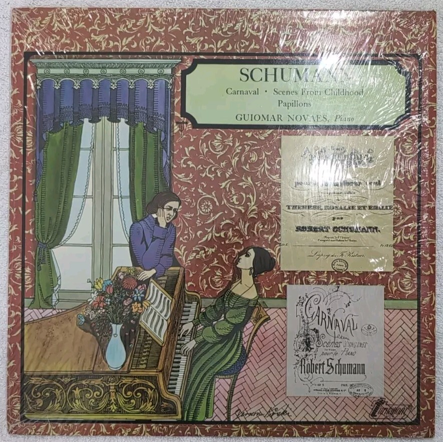 Schumann Carnaval Guiomar Novaes Piano Vinyl LP Record Turnabout Vox NM Shrink