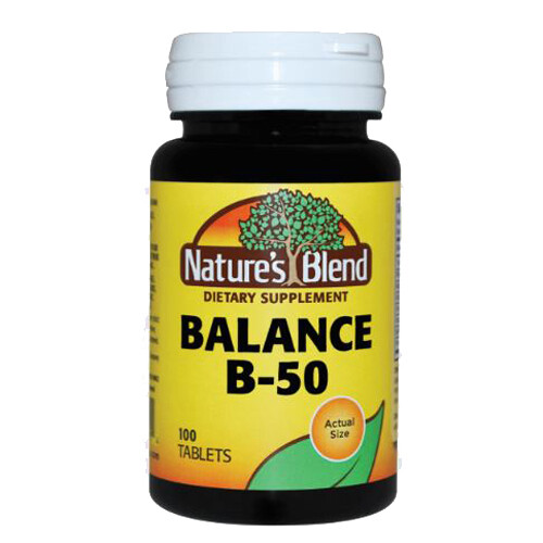 Vitamin Balance B-50  100 Tabs By Nature's Blend