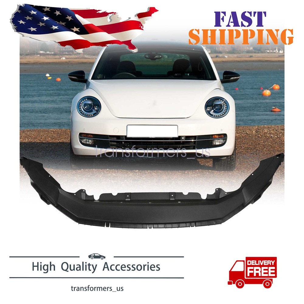 Fit Volkswagen Beetle 2012-16 Front Bumper Lower Valance Textured Plastic