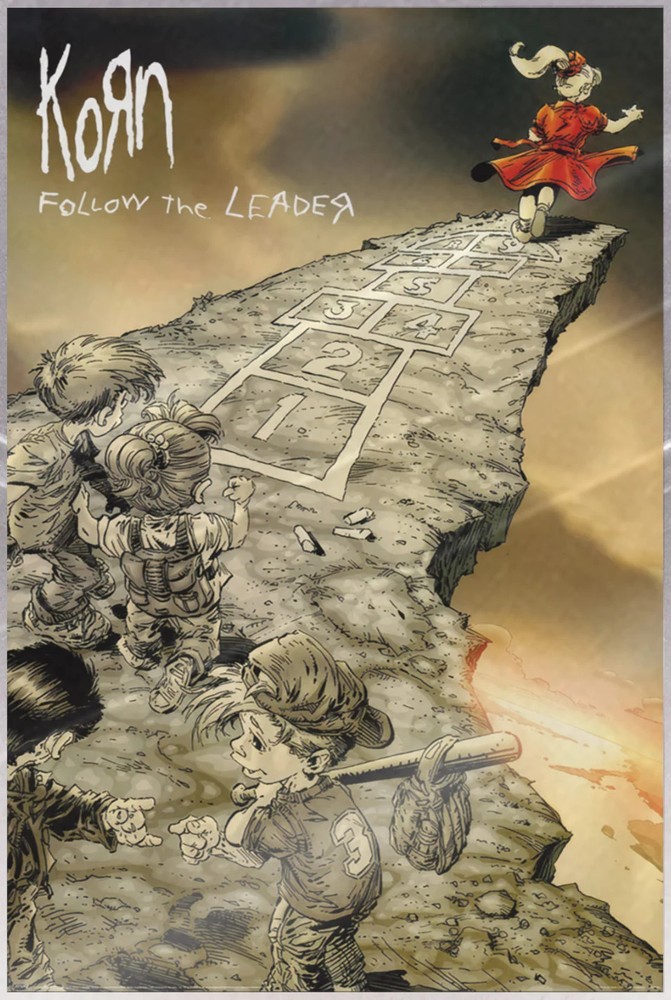 Korn - Music Poster (Follow The Leader Album Cover) (Size 24
