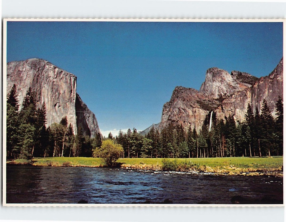 Postcard Gates of the Valley Yosemite National Park California USA