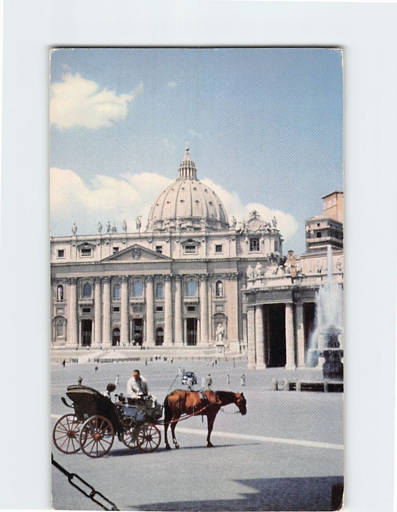 Postcard St. Peter's Basilica Vatican