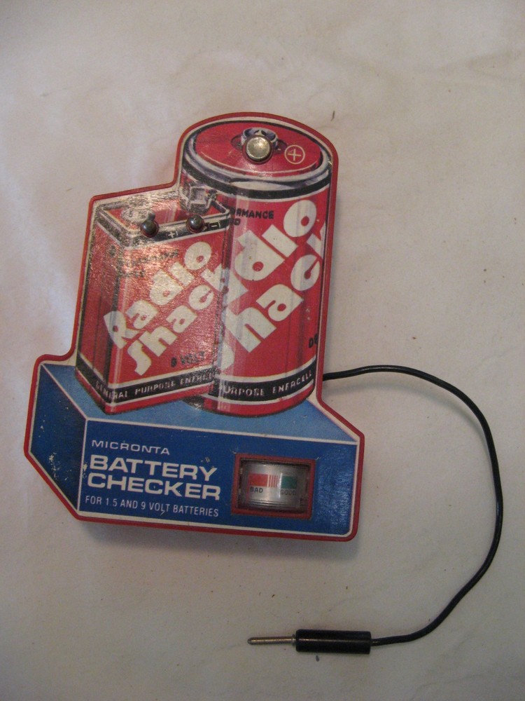 vintage Radio Shack Micronta battery checker model 22-098 - confirmed to WORK