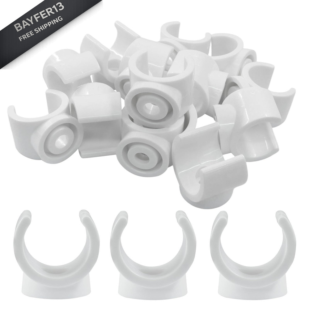 Aoserge 20 Pack 3/4 Inch Pipe Clamp - Plastic PEX Clips & inch