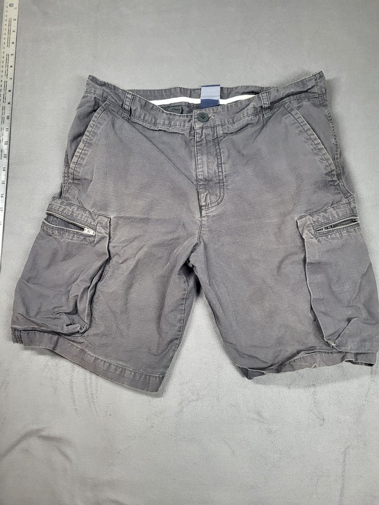 Vintage Nike Cargo Shorts 34 Athletic Gym Casual Cotton Pockets Outdoor Zip