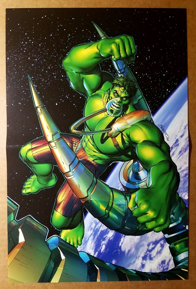 Brandon Peterson’s Marvel Incredible Hulk Comic Poster Art
