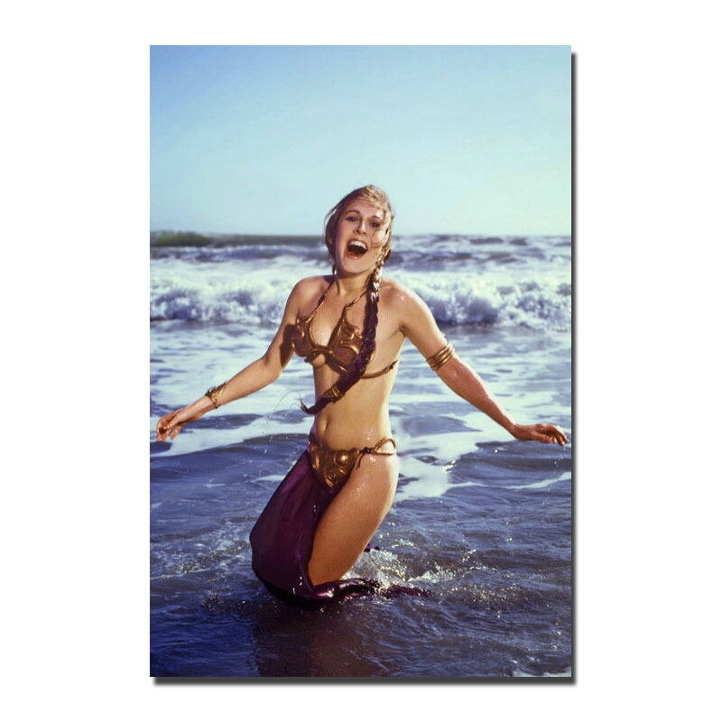 Star Wars Leia Slave Outfit Art Print Poster US