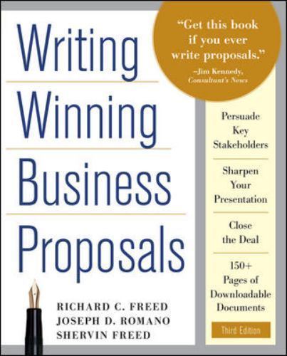 Writing Winning Business Proposals, Third Edition, USED-Good, Freed, Richard C.,