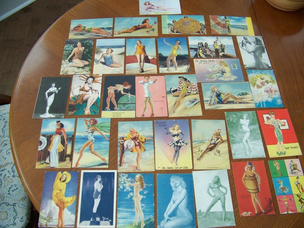 Bathing Beauties Postcard Arcade Cards 33 Different Curt Teich Some Rare