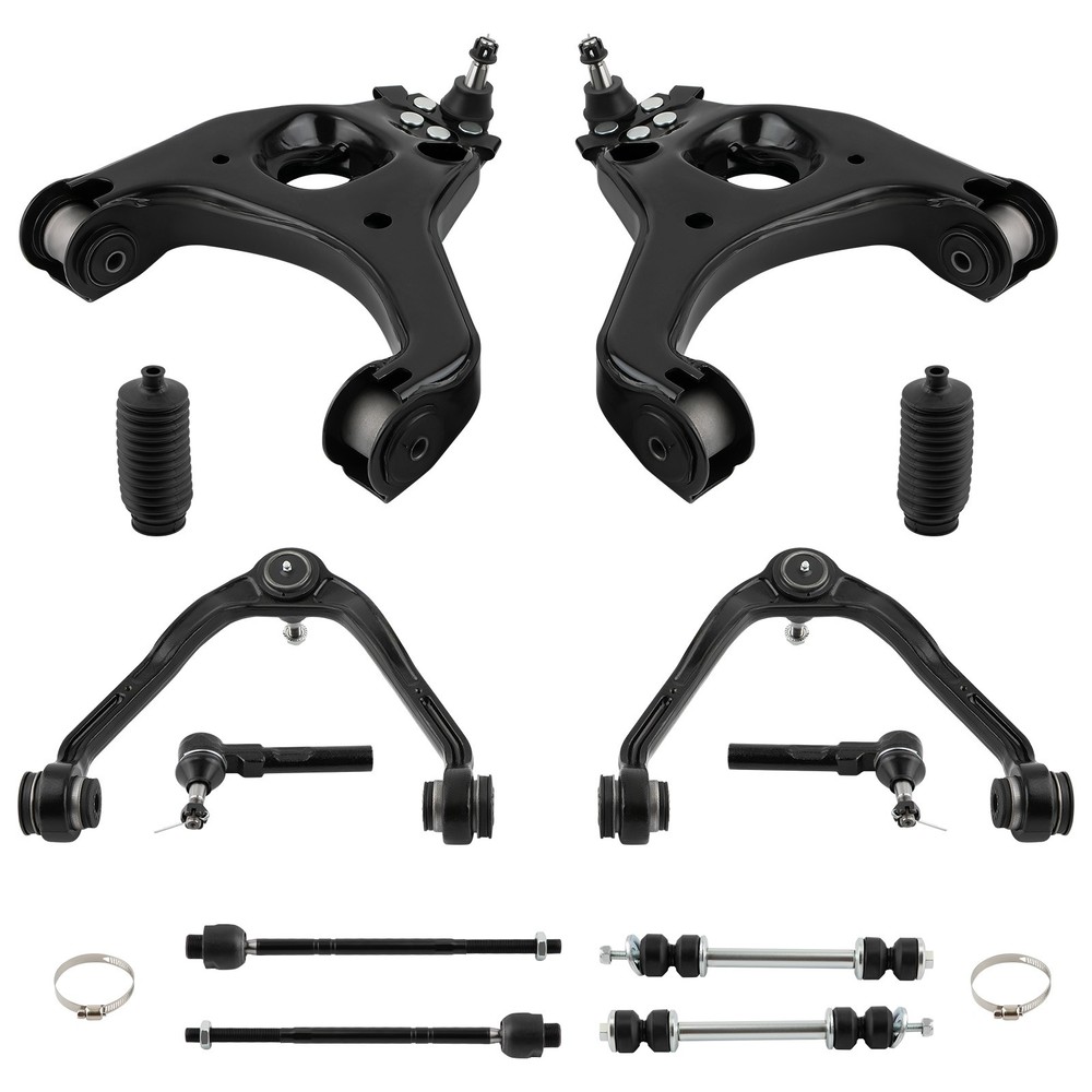 12x Front Control Arm Ball Joint Sway Bar Tie Rods for 99-06 Chevy Silverado 1500