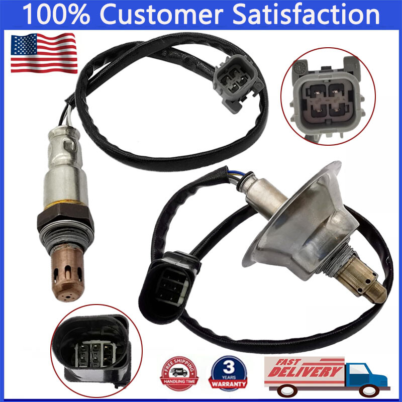 2X Oxygen Sensor For Hyundai Sonata 2.4L L4 2015 2016 2017 2018 2019 Upper+Lower