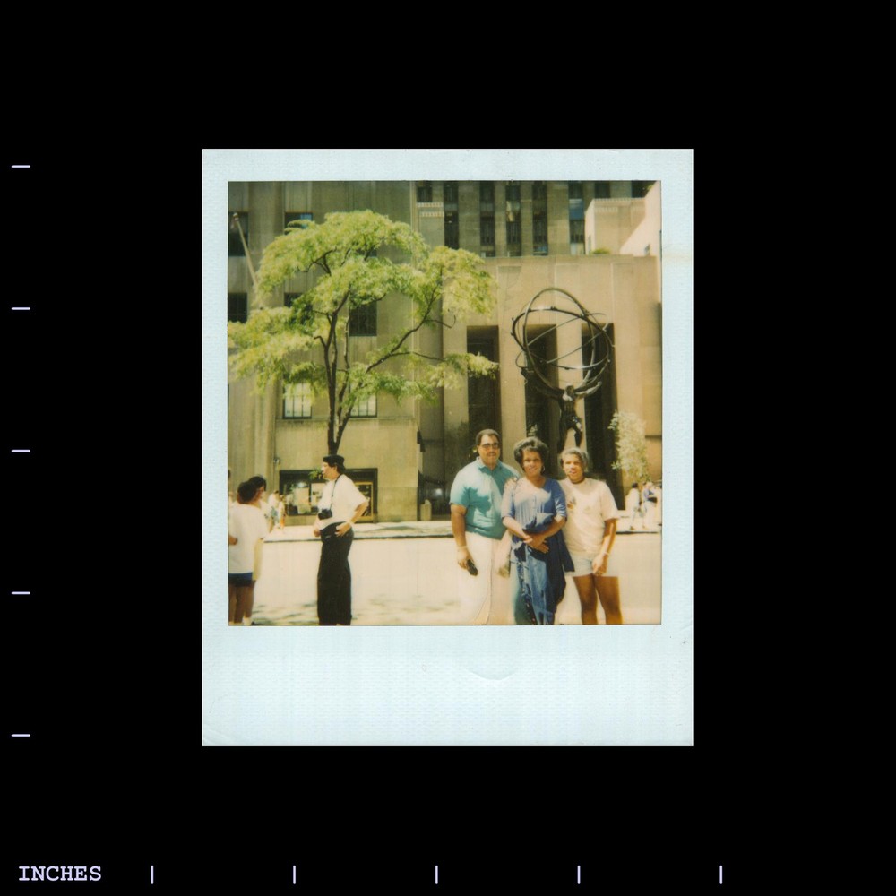 Old Polaroid Photo BLACK AFRICAN AMERICAN MAN WOMEN BY ATLAS SCULPTURE