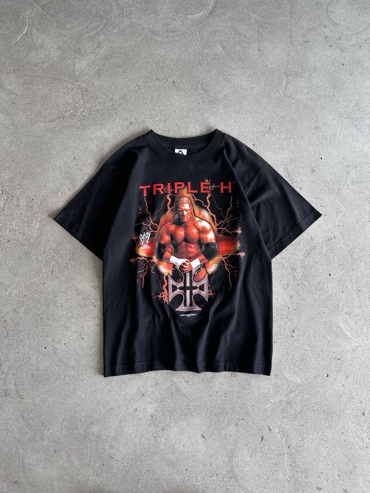Vintage 2002 WWF WWE Triple H T-shirt Youth XLarge
