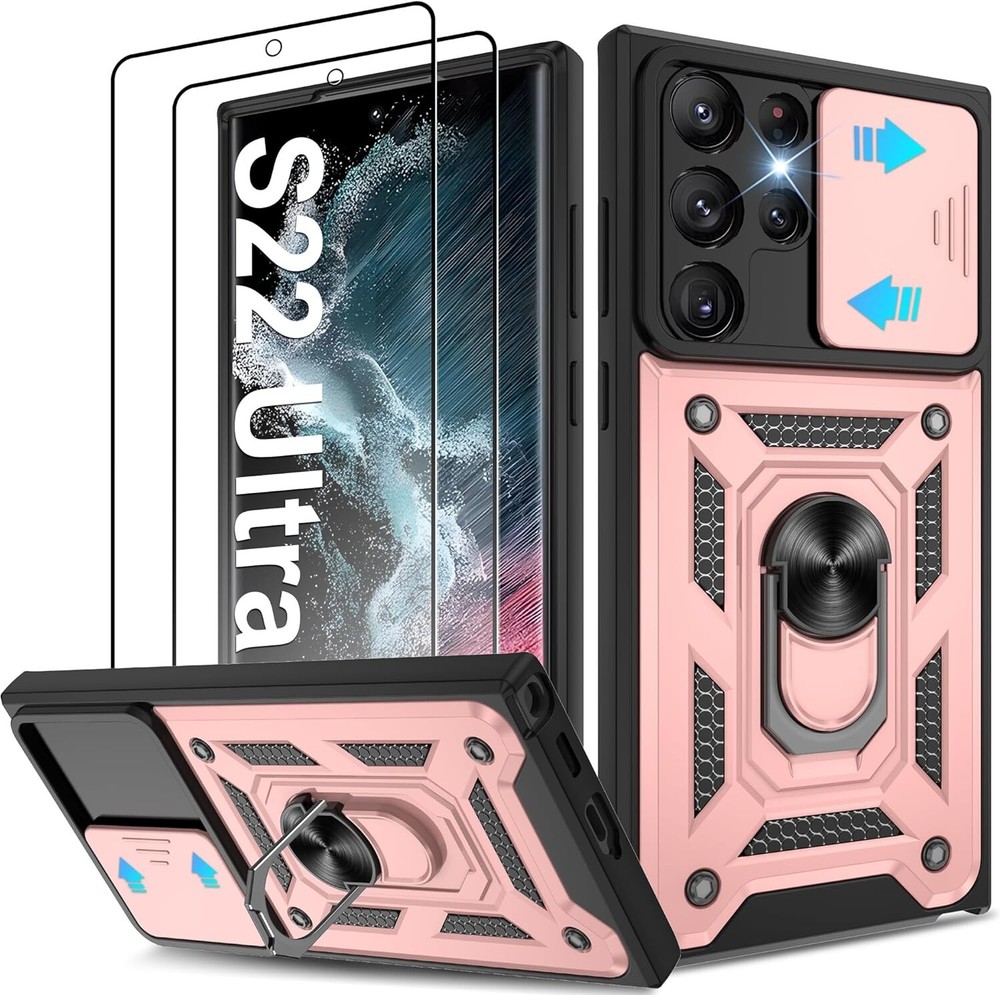 For Samsung Galaxy S22 Ultra Case with Heavy Duty & Shockproof Protective Cover