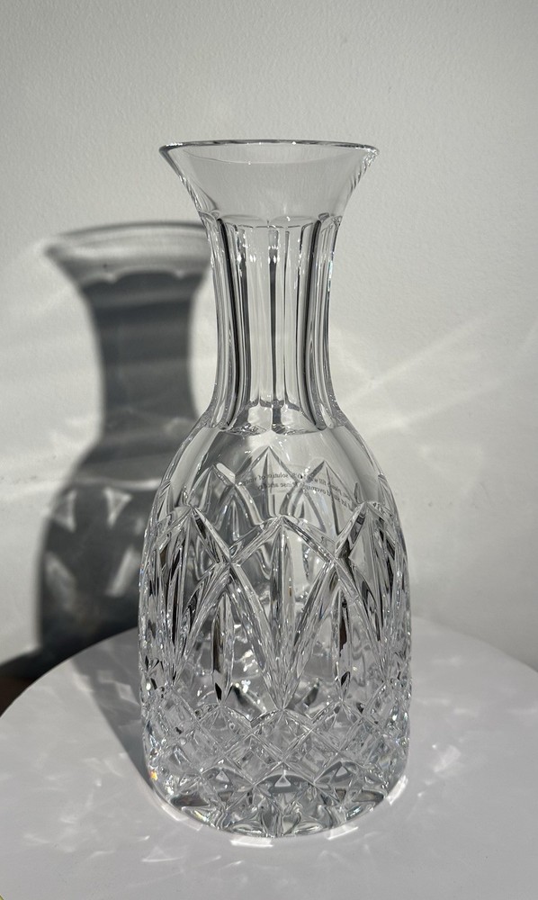 Vintage Waterford Crystal Open Carafe WAT36 Pattern 9” – Excellent Condition