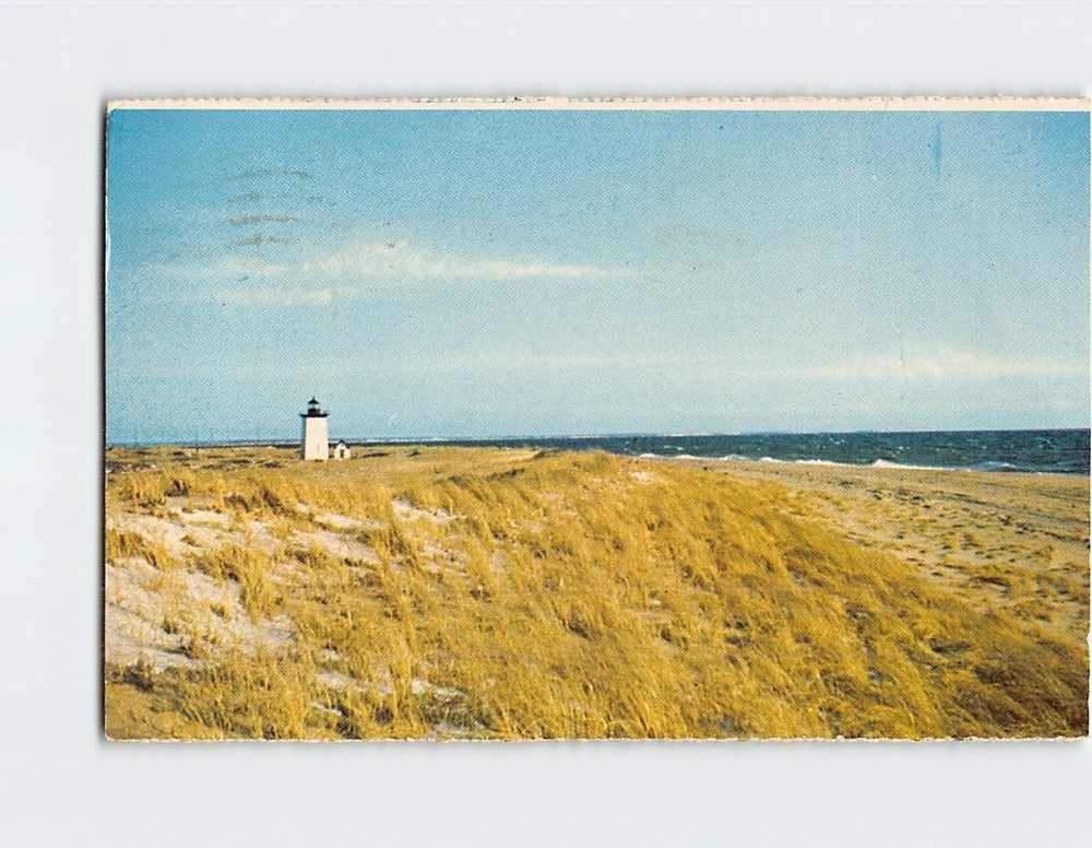 Postcard Wood End Light Cape Cod National Seashore Provincetown MA USA