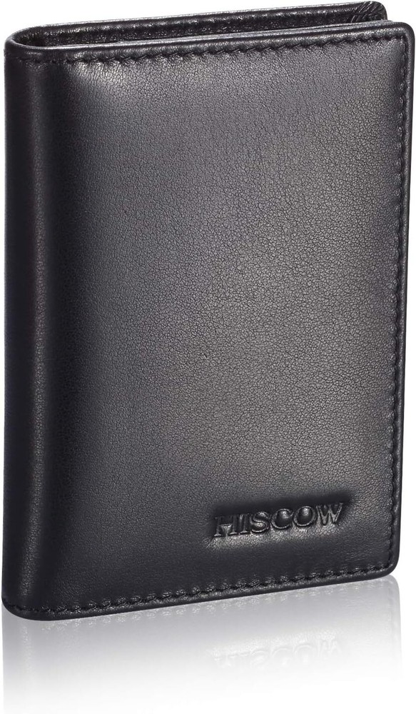 Leather Business Card Case Holder for Men & Women Italian Calfskin