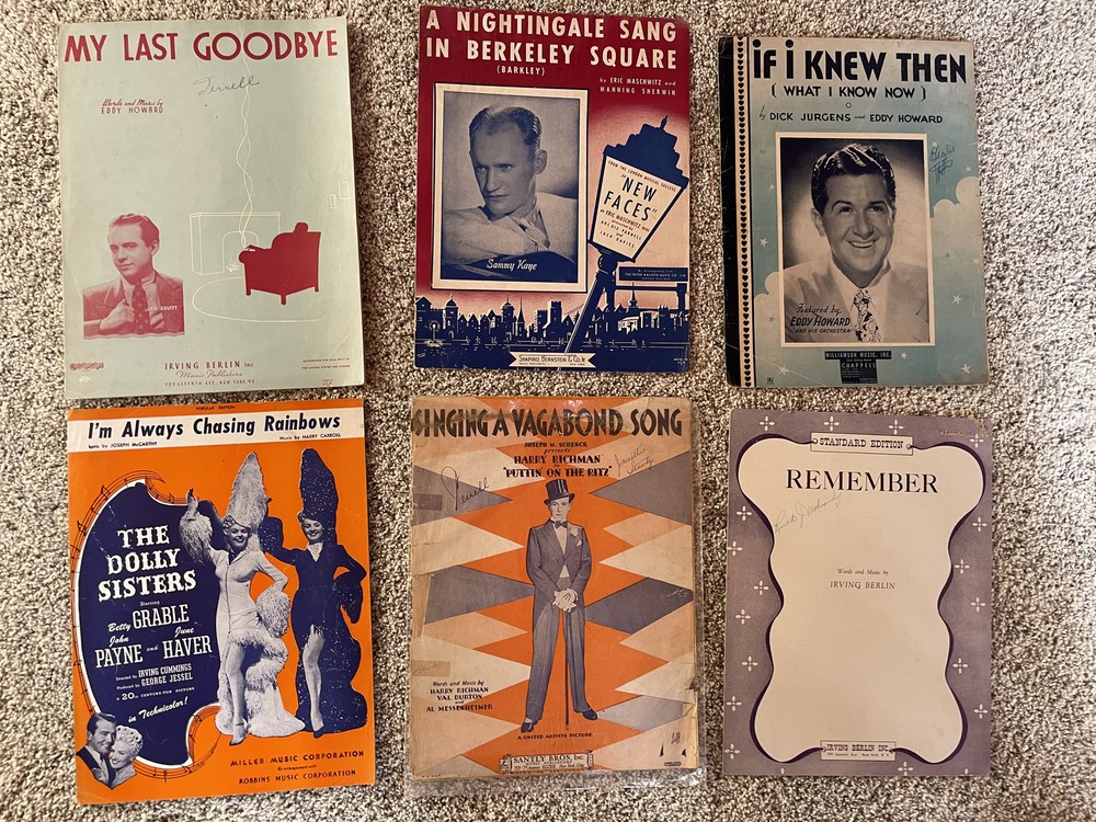 Antique and Vintage Sheet Music - Lot 1
