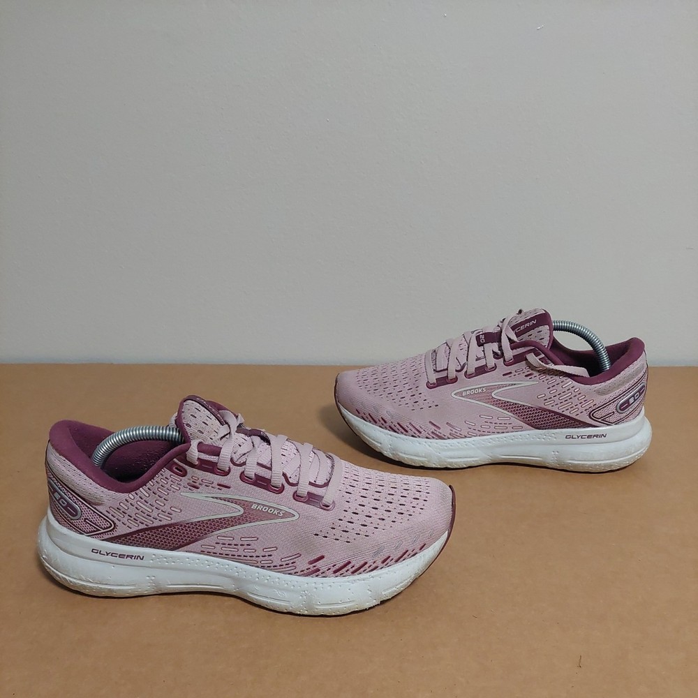 Brooks Glycerin 20 Womens Shoes Pink Running Walking Gym  Size 10