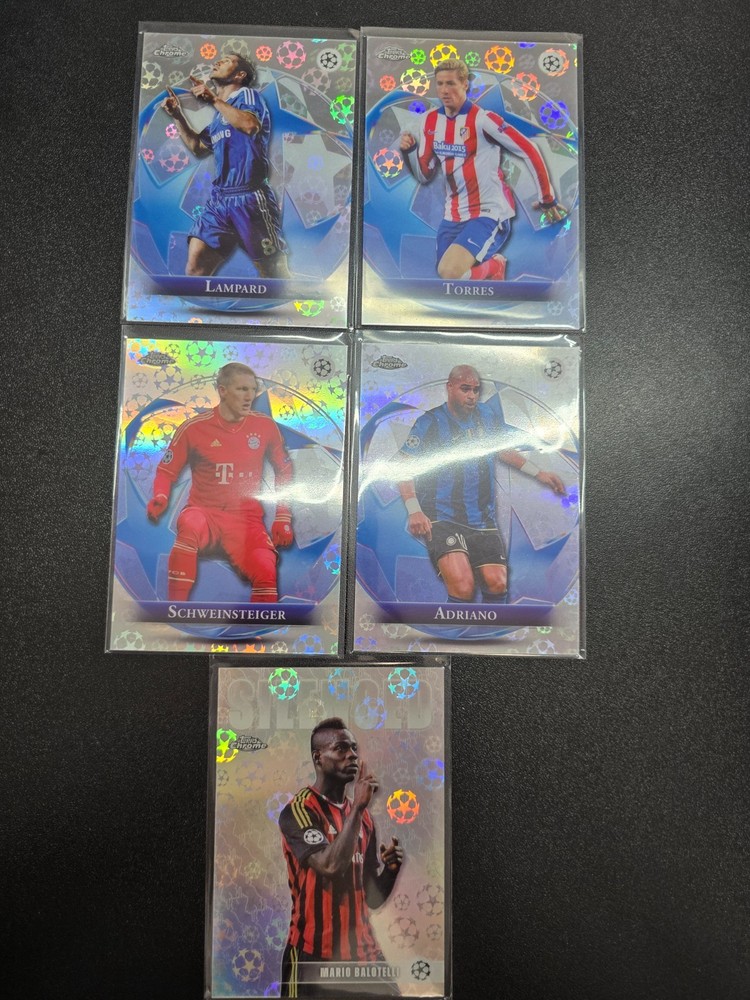 2025-26 Topps chrome uefa soccer insert ball refractor 5 lots-Lampard,Torres