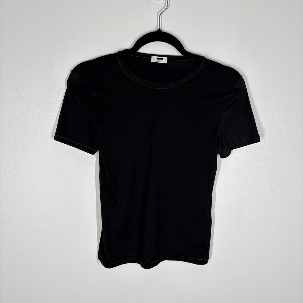 Wilfred Aritzia Women M Black Short Sleeve Crewneck (Re)Touch Emmer T-Shirt NWOT