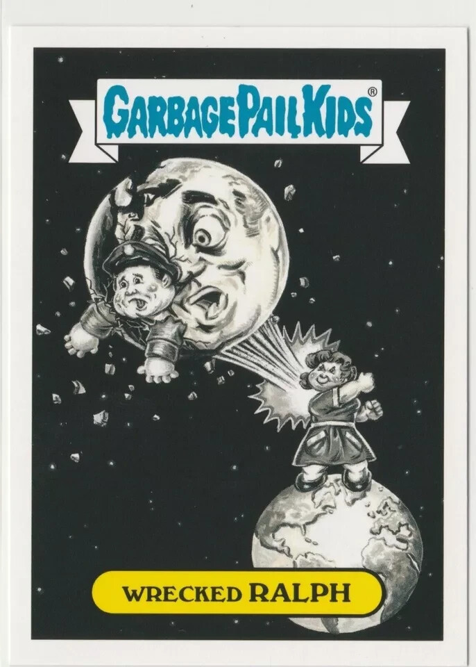 Wrecked Ralph Garbage Pail Kids GPK 2016 Prime Slime Trashy TV Series Card #8a