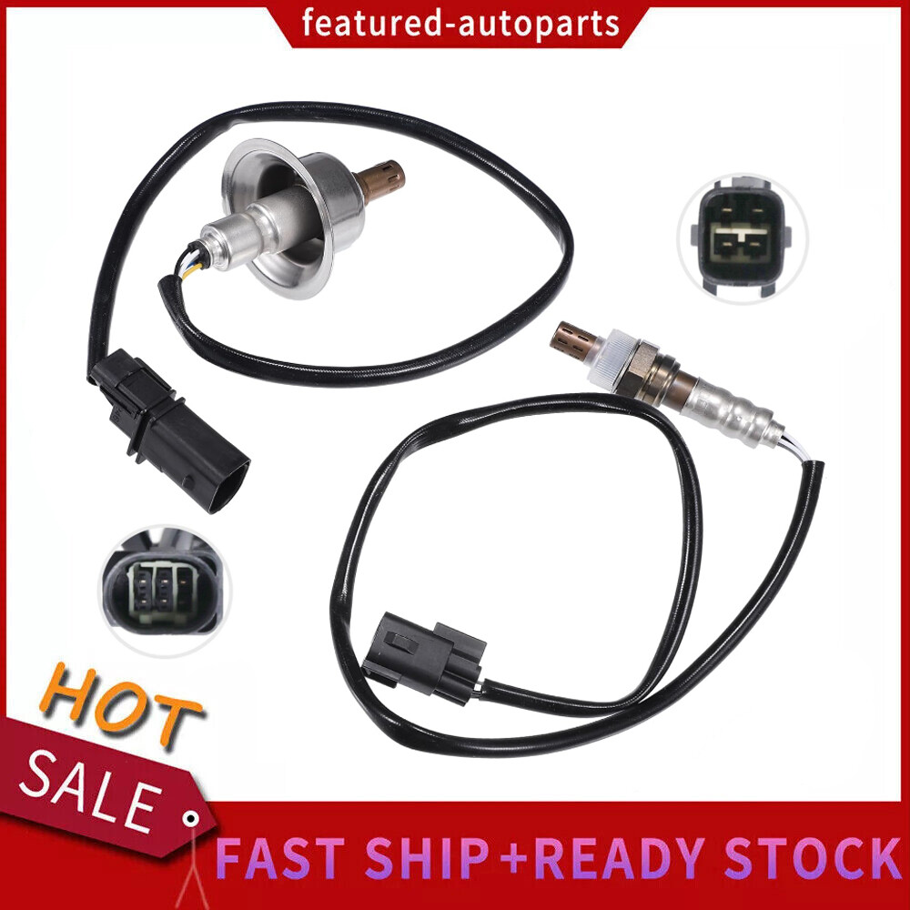 2PCS Upstream & Downstream For Hyundai Tucson Sonata Kia Optima O2 Oxygen Sensor