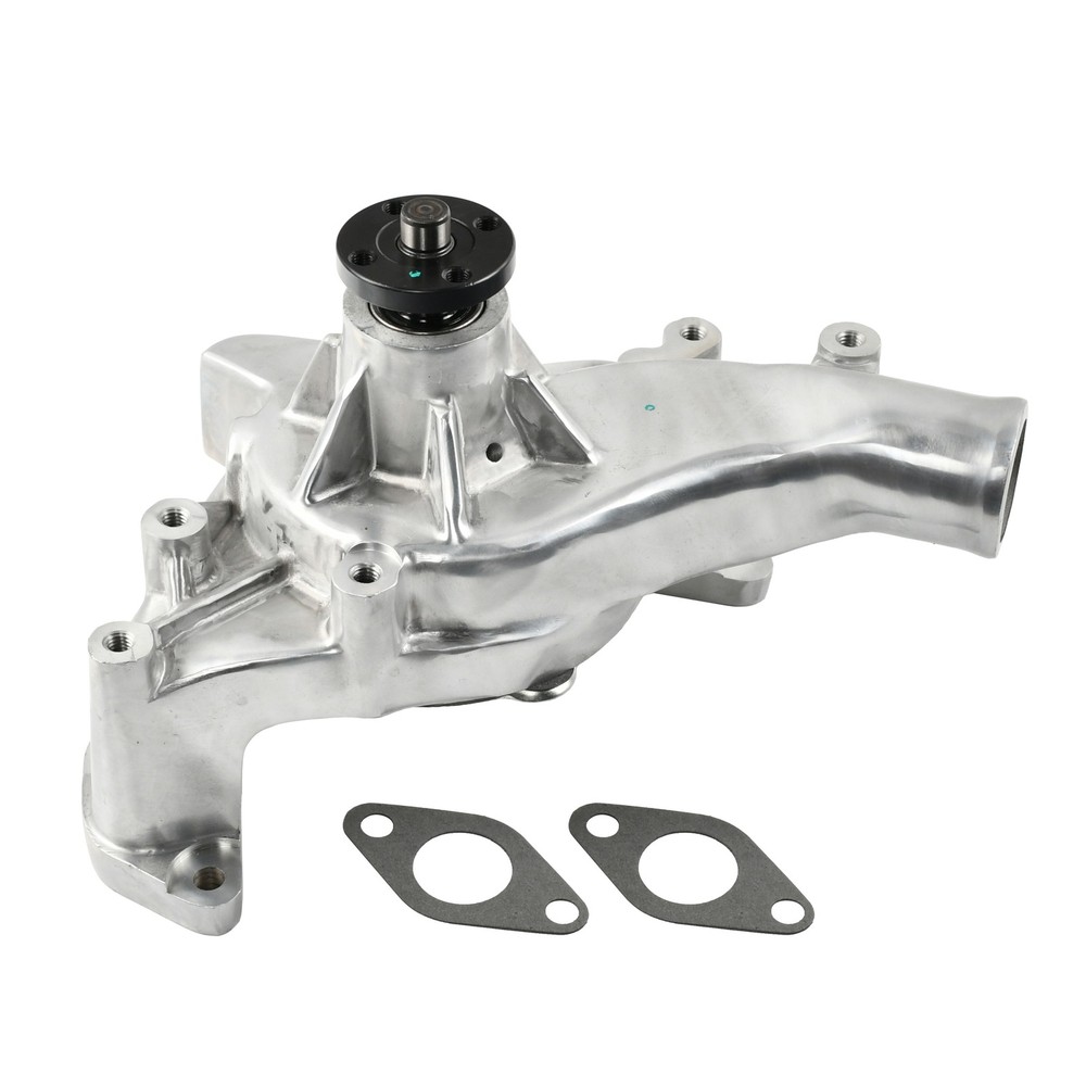 High Volume Polished Mechanical Water Pump Clockwise for 1965-76 Ford FE Engines