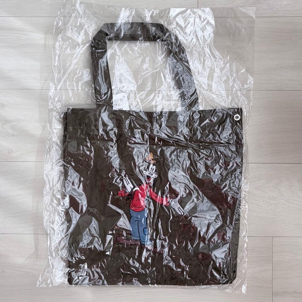 Lee Disney Goofy Tote Bag Casual Canvas Handbag New