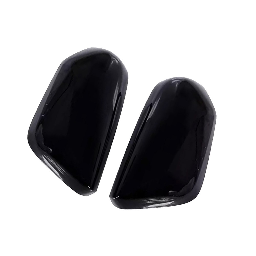 Bright Black Rearview Mirror Cover Trim 2pc For Toyota Camry 2018-2025