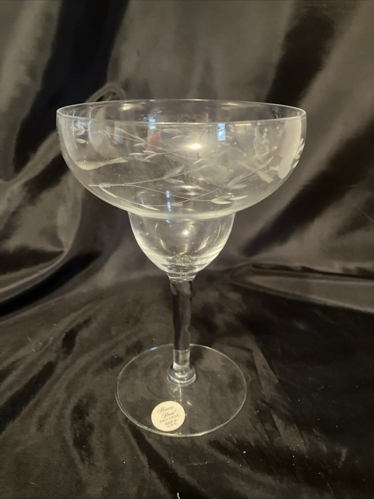 NEW Princess House Crystal Heritage Margarita Glass
