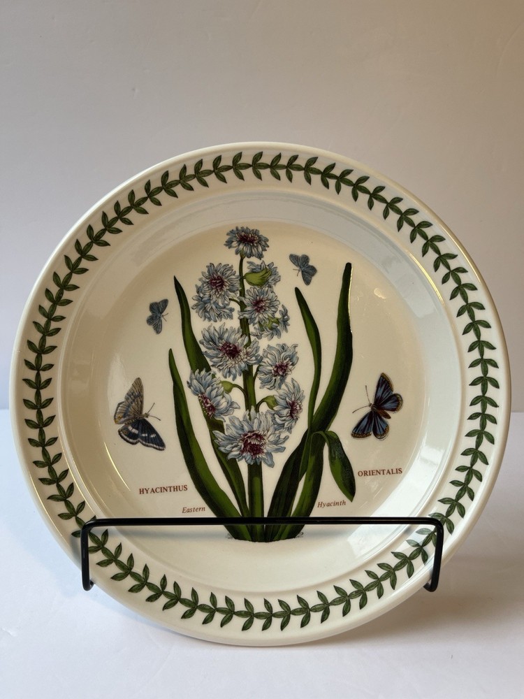 Portmeirion NWT 8.5 Salad Plate Eastern Hyacinth The Botanic Garden
