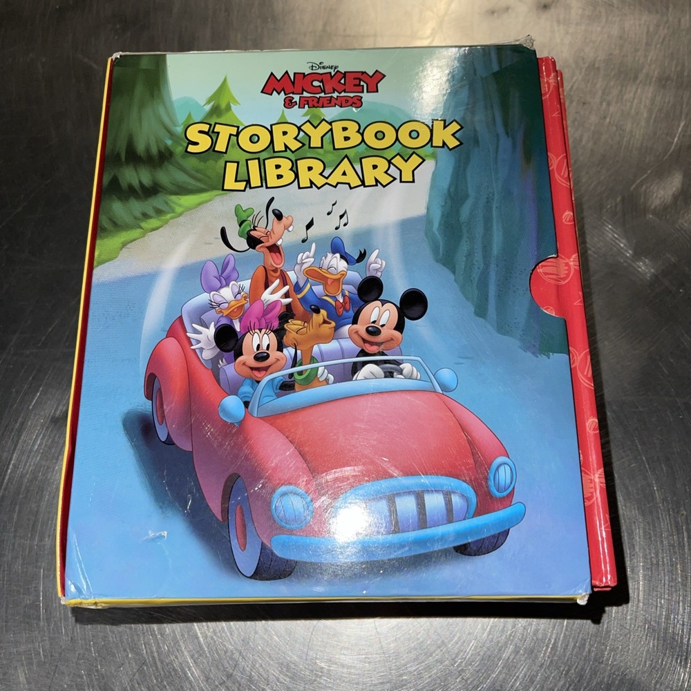 Disney Mickey & Friends Storybook Library Set of 12 Books Hardcover