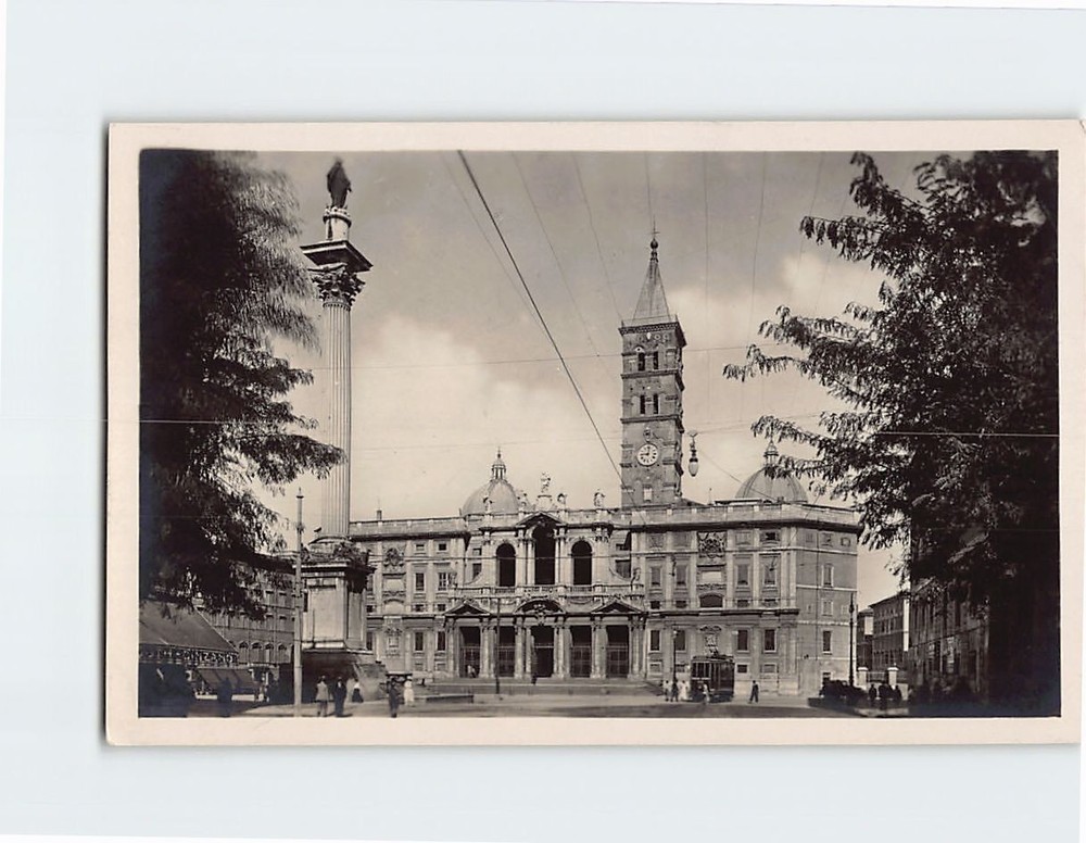 Postcard Basilica of Santa Maria Maggiore in Rome Italy